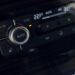 Modern car interior details
