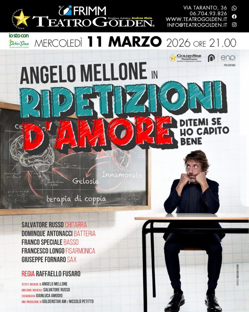 Angelo Mellone - Ripetizioni d'amore ph Press