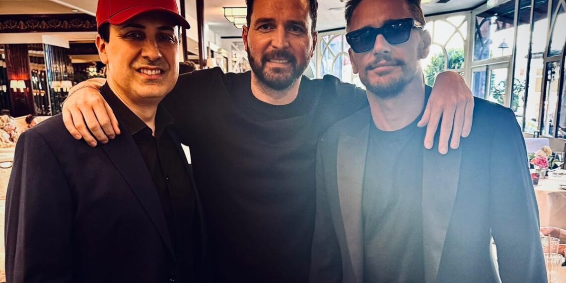 Andrea Iervolino e James Franco ph Press