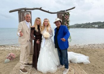 Antonio Vandoni e Ileana Falcone con Loredana Lecciso e Albano Carisi